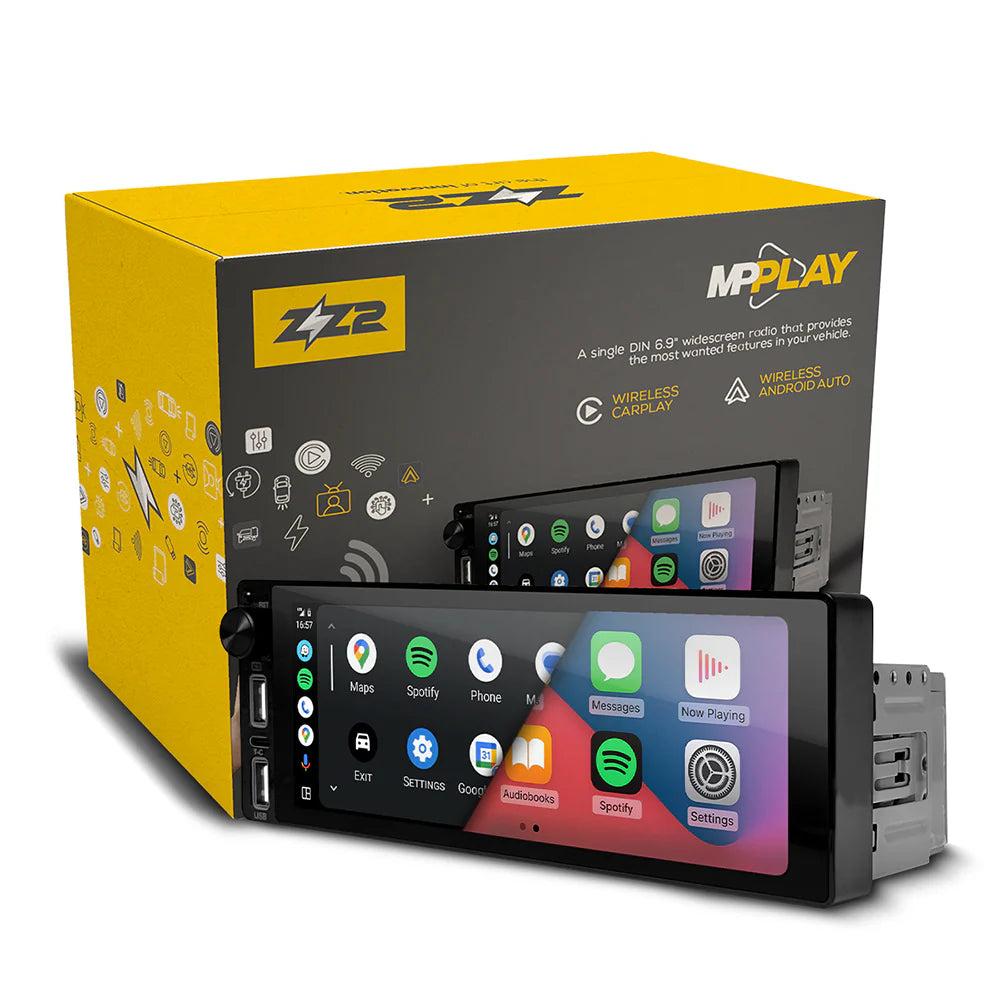 CARPLAY / ANDROID AUTO MULTIMEDIA SINGLE DIN (ZZ2 MPPLAY)