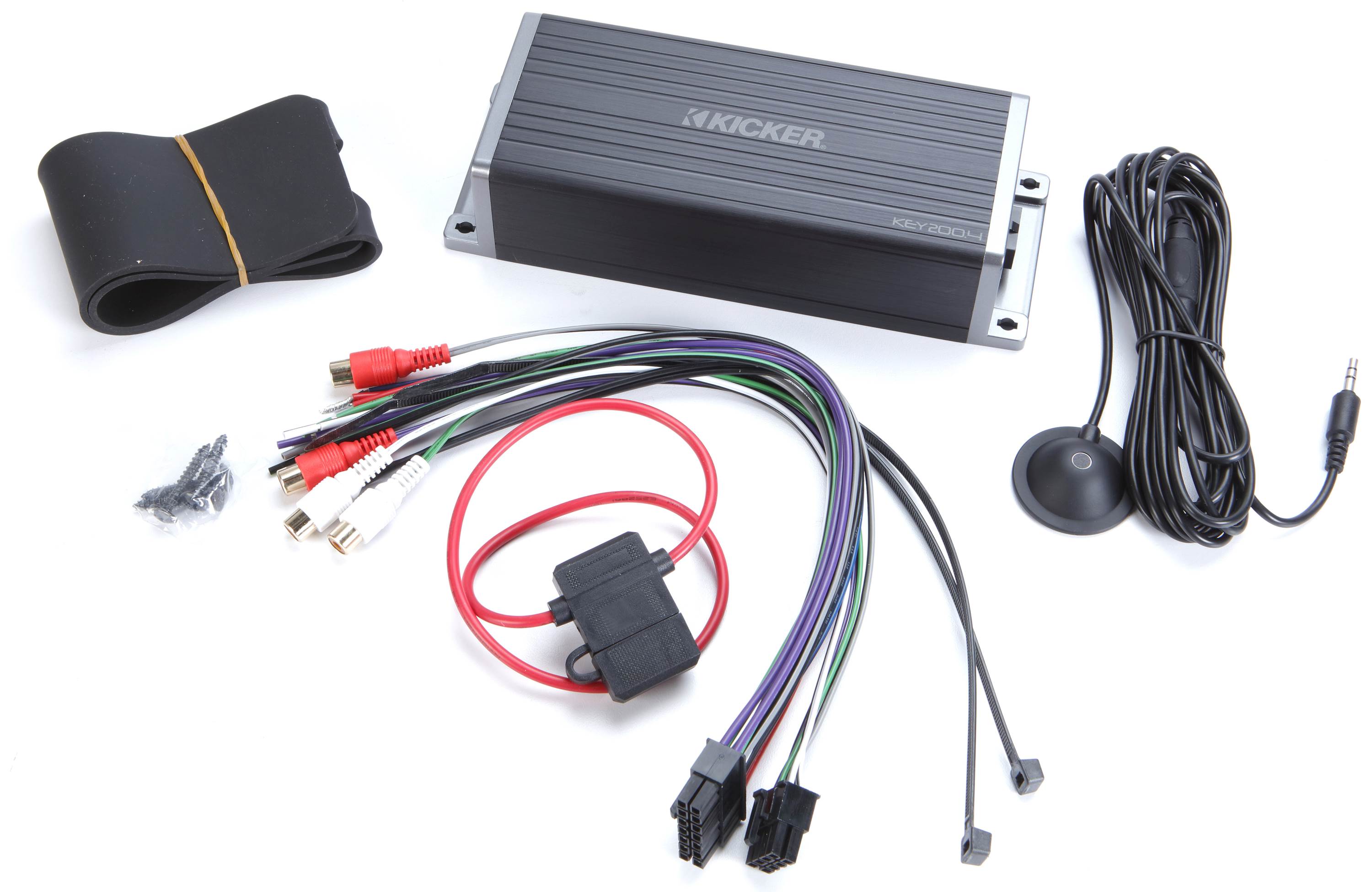 Smart 4-Ch. Amplifier (auto-EQ/processor) DSP (KEY200.4)