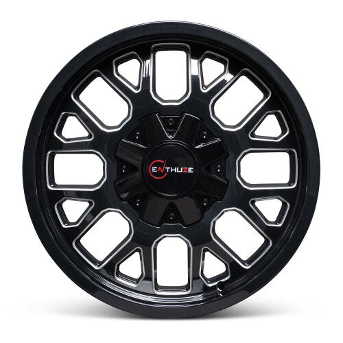 Attitude Gloss Black / Milled 20x9 6X135- 6x139.7