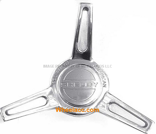 AR CAP SPINNER ALUM 2PC - SHELBY LOGO