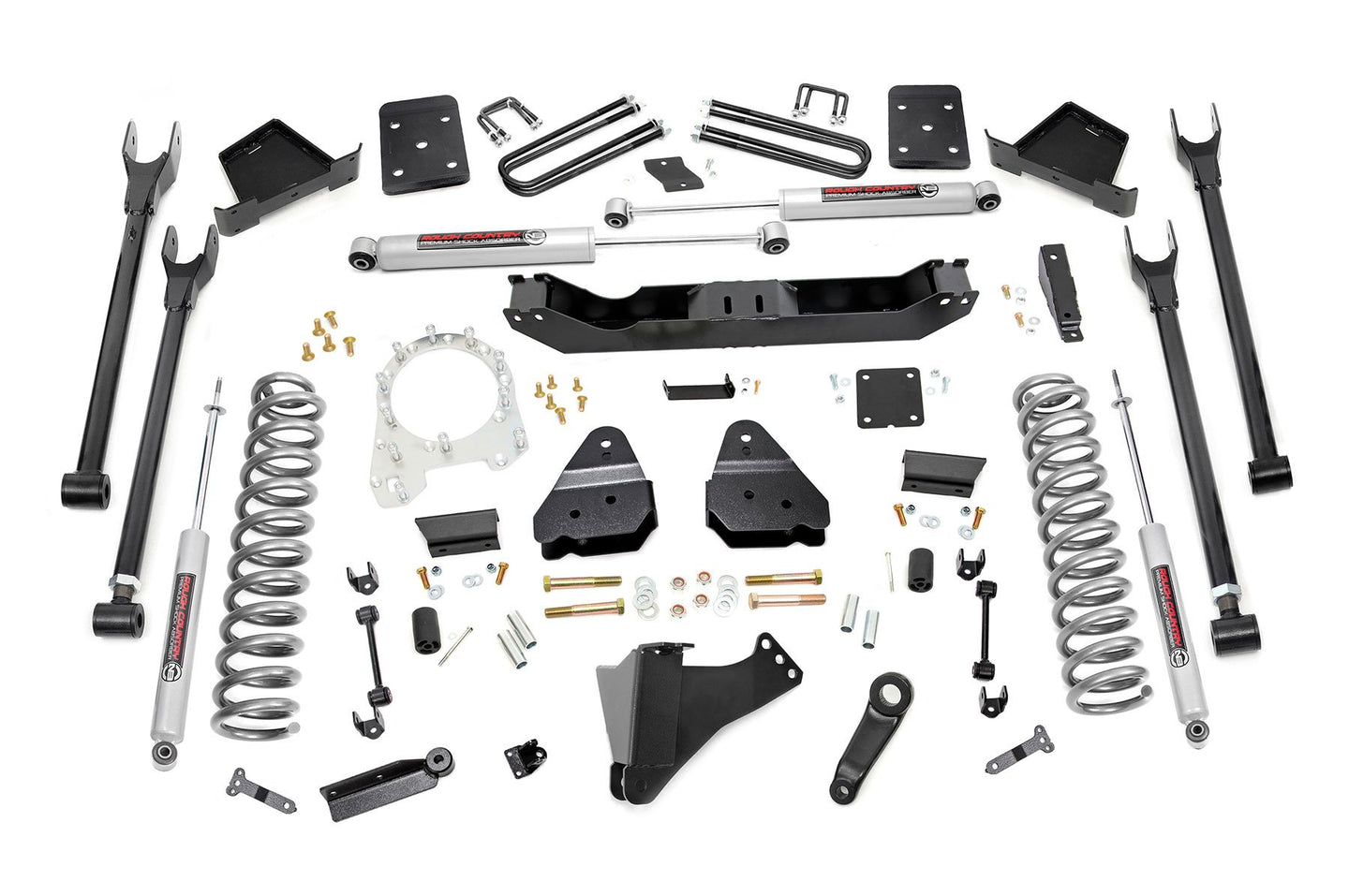 6 Inch Lift Kit | Diesel | 4-Link | No OVLD | Ford F-250/F-350 Super Duty (17-22)