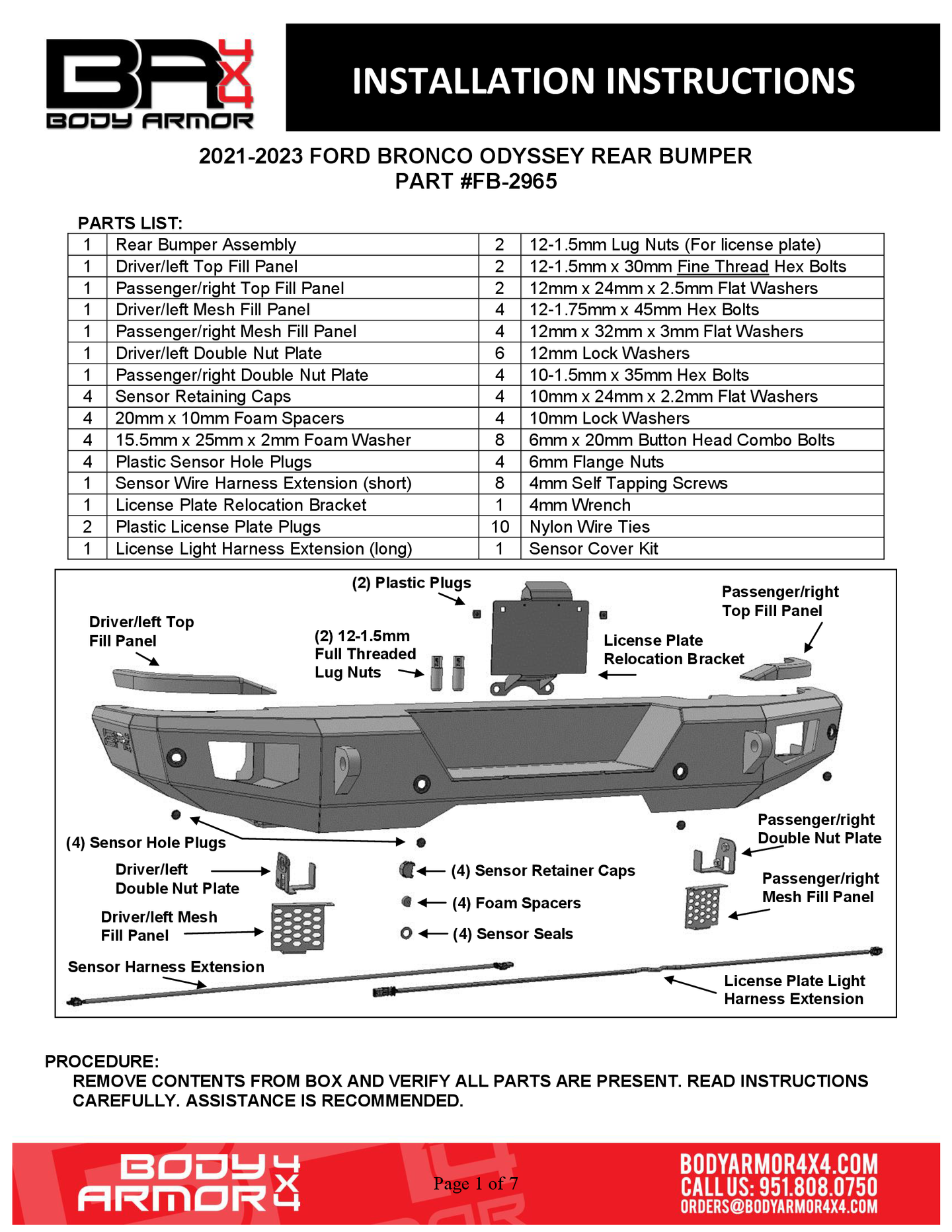FB-2965 WEBPAGE INSTRUCTIONS