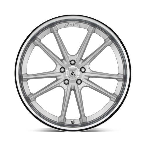 ABL23 22X10.5 5X115 BRSH SLV CHR LP 25MM