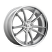 ABL23 22X10.5 5X120 BRSH SLV CHR LP 35MM