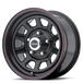 AR767 15X10 5X4.75 G-BLK W/ STRIPES -37MM