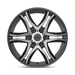 AR893 MAINLINE 17X8 6X5.5 G-BLK/MCH 0MM