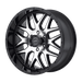 AR910 18X9 5X4.5 G-BLK MACH 00MM 83.1CB