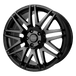 AR928 17X7 5X4.25 G-BLK 40MM