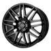 AR928 18X8 5X4.25 GLOSS BLACK 40MM