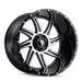 VORTEX (AT162) BLACK/MACHINED