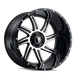 VORTEX (AT162) BLACK/MACHINED