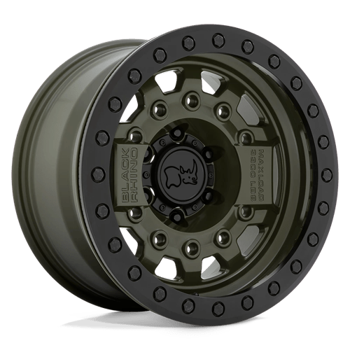 BRAVG 17X8.5 6X5.5 OD-GRN BLK-HDW 0MM