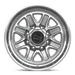 ECHO 18X9 8X6.5 125 +12 G-SLV-MCH