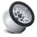 ECHO TRAIL LOCK 17X8.5 6X135 +25 SLV-MCH