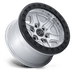 ECHO TRAIL LOCK 17X8.5 6X5.5 +0 SLV-MCH
