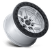 ECHO TRAIL LOCK 17X8.5 6X5.5 +0 SLV-MCH