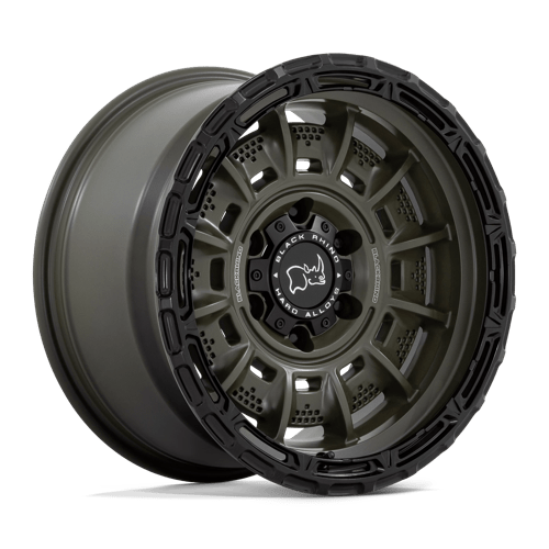 BR002 17X9 6X5.5 OD-GRN BLK-LP -12MM