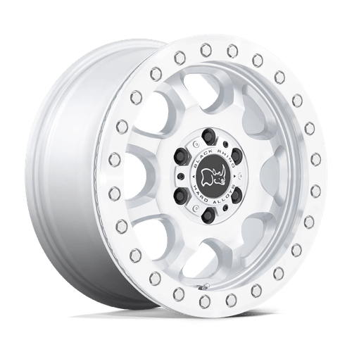 BR VENTURE 17X8 6X130 G-SLVR MACH 38MM