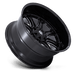DARKSTAR 22X9 6X135/5.5 +1 G-BLK MILL