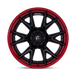 CATALYST 18X9 6X5.5 106 +1 M-BLK RD