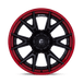 CATALYST 18X9 6X135 87 +1 M-BLK RD