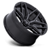 FLUX 24X10 6X135 87 +0 G-BLK GTCC