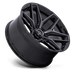 FLUX 20X8.5 6X5.5 95 +45 G-BLK GTCC