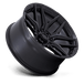 FLUX 20X8.5 6X5.5 95 +45 BLK-OUT