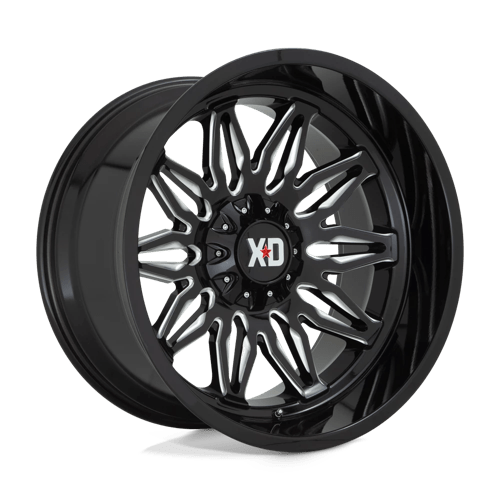 XD859 22X12 5X5/5.5 G-BLK MILLED -44MM