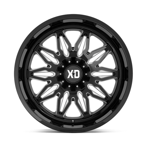 XD859 22X12 5X5/5.5 G-BLK MILLED -44MM