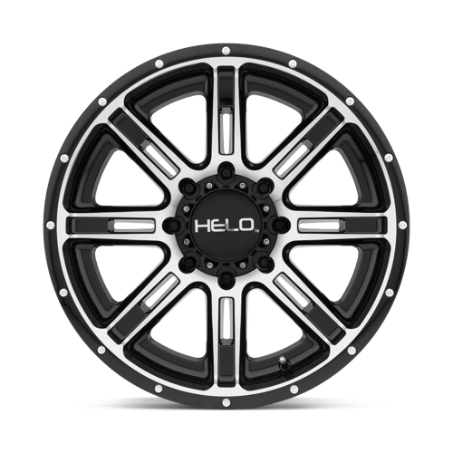 HE900 18X9 5X5.5 G-BLK MACH 0MM