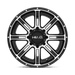 HE900 18X9 8X6.5 G-BLK MACH 0MM