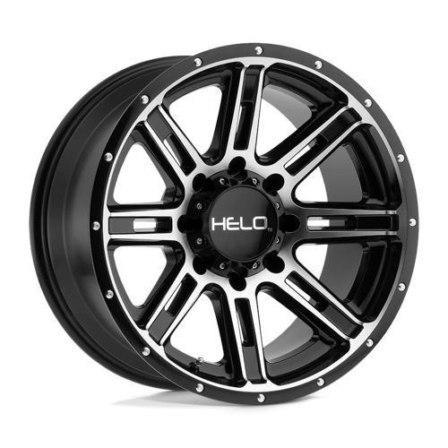 HE900 18X9 8X6.5 G-BLK MACH 0MM