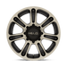 HE904 17X9 5X5.0 SATIN BLACK DTCC 0MM
