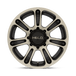 HE904 17X9 5X5.0 SATIN BLACK DTCC 0MM