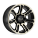 HE904 20X9 5X5.0 SATIN BLACK DTCC -12MM