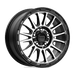 KM542 17X8 5X4.25 S-BLK MACH 38MM