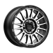 KM542 16X7 5X110 S-BLK MACH 30MM
