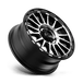 KM542 16X7 5X110 S-BLK MACH 30MM