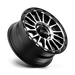 KM542 17X8 5X4.25 S-BLK MACH 38MM