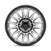 KM542 17X8 5X4.25 S-BLK MACH 38MM