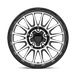 KM542 17X8 5X4.25 S-BLK MACH 38MM