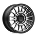 KM542 16X8 6X5.5 S-BLK MACH 00MM