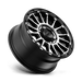 KM542 16X8 6X5.5 S-BLK MACH 00MM