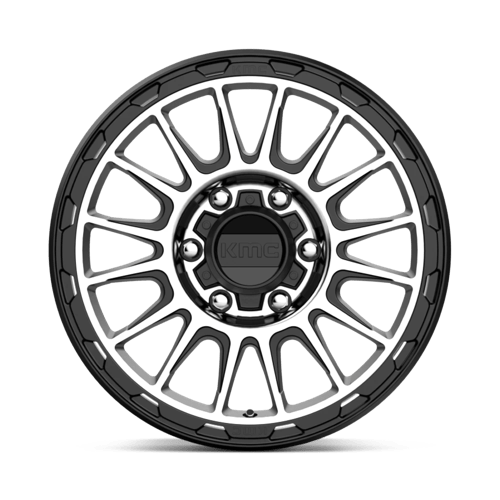 KM542 16X8 6X5.5 S-BLK MACH 00MM