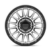 KM542 16X8 6X5.5 S-BLK MACH 00MM
