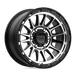 KM542 17X8.5 6X5.5 S-BLK MACH 00MM