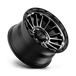 KM542 17X9 6X5.5 S-BLK MACH -12MM