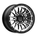 KM542 17X9 6X4.5 S-BLK MACH 18MM CB 66.1