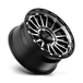 KM542 18X9 6X5.5 S-BLK MACH 18MM